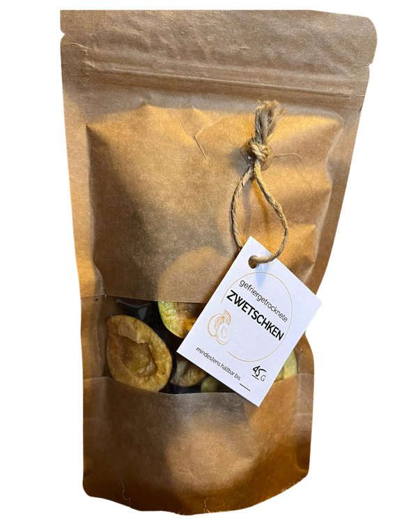 Gefriergetrocknete Pflaumen